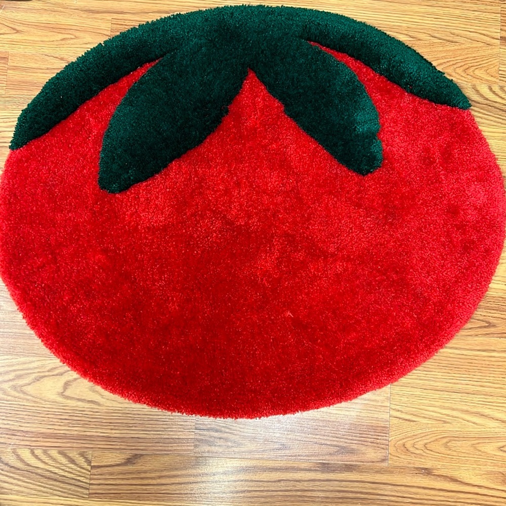 REGAL TOMATO 🍅 KITCHEN RUG / carpet - crafted with pride in USA 🇺🇸